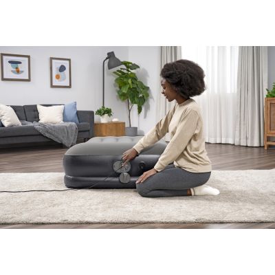 20. Bestway 671BT Luftmatratze, Einzelmatratze, Schwarz, Grau, Unisex