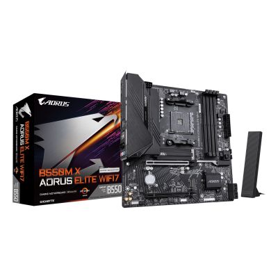 GIGABYTE B550M X AORUS ELITE WIFI7 AMD B550 Sockel AM4 Micro-ATX