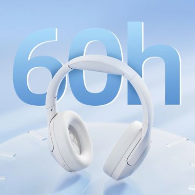 9. QCY H3 Lite On-Ear-Kopfhörer mit ANC und Bluetooth 5.3 – Weiß