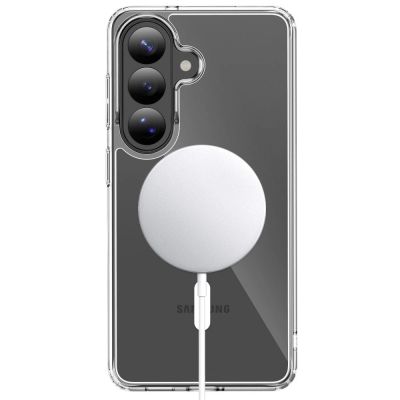4. Tech-Protect FlexAir Hybrid MagSafe Hülle für Samsung Galaxy S26+ - Transparent