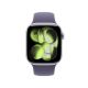 2. Apple Watch Series 11 GPS 42 mm Silbernes Aluminiumgehäuse mit Sportarmband in Lila Nebelgrau - M/L