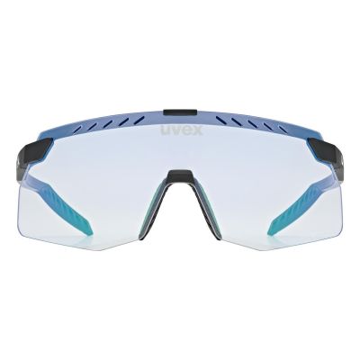2. Uvex Pace Stage SV Radbrille schwarz matt/verspiegelt blau