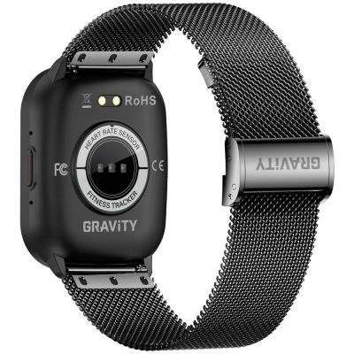 10. Smartwatch Gravity Schwarzes Armband + Armband GT43-5
