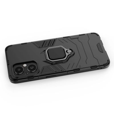 5. Ring Armor robuste Hybrid-Hülle + magnetischer Halter für OnePlus Nord N20 5G schwarz