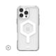 UAG Urban Armor Gear Plyo MagSafe Hülle für Apple iPhone 16 Pro Max, Eis (transparent)/Weiß