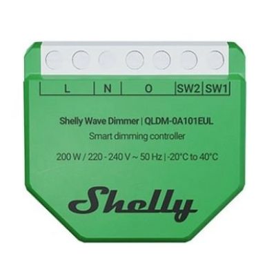 Intelligenter Z-Wave-Lichtdimmer Shelly Wave Dimmer EU LR