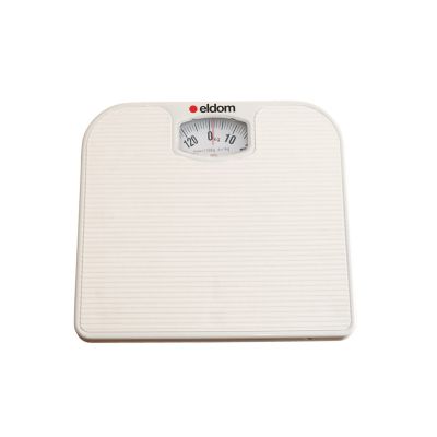 ELDOM Mechanische Badezimmerwaage BR2016B Weiß Bis 130 kg