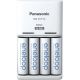 3. PANASONIC BASIC LADEGERÄT + 4x AA ENELOOP 2000 mAh