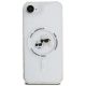 3. Karl Lagerfeld IML Metal Karl & Choupette Heads MagSafe iPhone 16e Hülle - Weiß