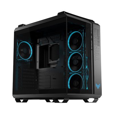 4. Asus TUF GAMING GT502 HORIZON TG ARGB SCHWARZES Gehäuse
