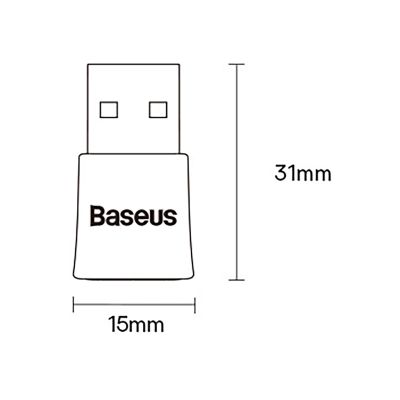 19. Baseus BA07 Bluetooth-USB-Adapter – Schwarz