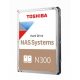2. Toshiba N300 MN10ADA10TS 10 TB 7200 U/min 512 MB 3,5" Serial ATA III Festplatte