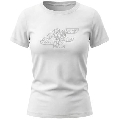 2. Damen-T-Shirt 4F F3309 weiß 4FWMM00TTSHF3309 10S