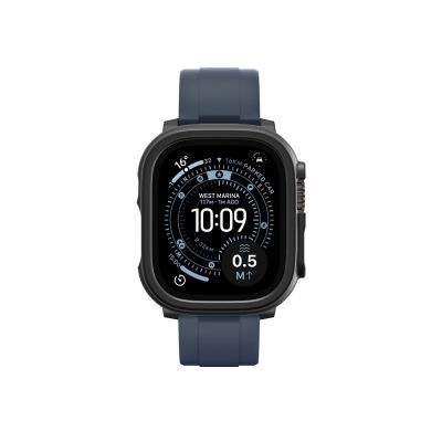 6. AmazingThing Minimalistische Schutzhülle für Apple Watch Ultra 3 49 mm – Schwarz