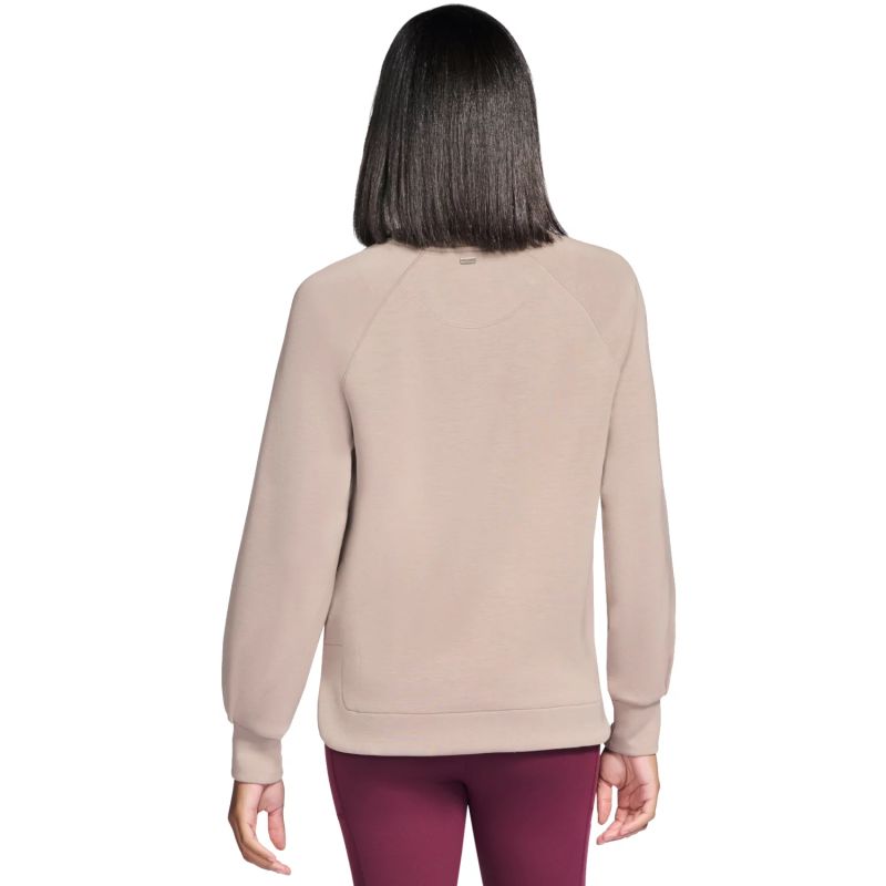 3. Skechers Skechluxe Elevate Crewneck LT152-TPBR Beige L