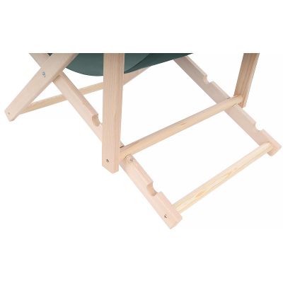 7. KLASSISCHER GRÜNER HOLZ-TERRASSENSTUHL