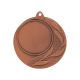 Bronzefarbene Universalmedaille mit Platz für ein 25-mm-Emblem – Stahlmedaille