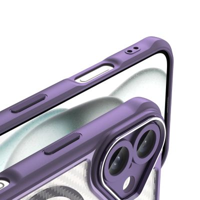 8. Leading Series MagSafe Silikonhülle für iPhone 16 – Lila