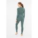 3. VIKING Gasher Lady Set Merino Damen Unterwäsche Größe S grün
