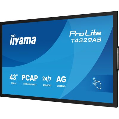 13. IIYAMA Monitor 108 cm (42,5") T4329AS-B1AG 16:9 M-Touch 2x HDMI + USB-C