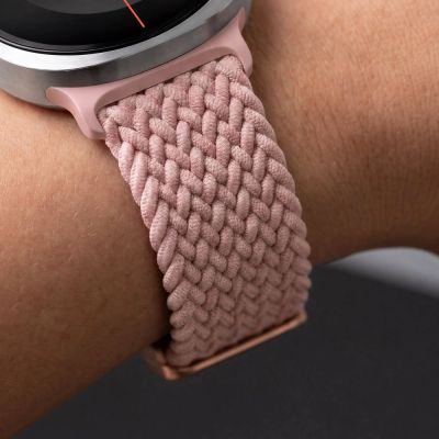 6. Tech-Protect NylonMag Armband für Samsung Galaxy Watch 40/44/46 mm – Pink