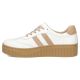 4. Weiße Damen-Plateauschuhe aus Wildleder, Modell Filippo DP6776