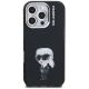 3. Karl Lagerfeld IML Aquarelle Karl & Logo MagSafe Hülle für iPhone 16 Pro Max - Schwarz