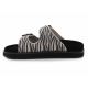 4. D.FRANKLIN Nordic Sandale Schnalle Zebra DFSH405002-ZEBR