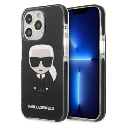 Karl Lagerfeld Iconik Karl Case für iPhone 13 Pro / iPhone 13 - Schwarz