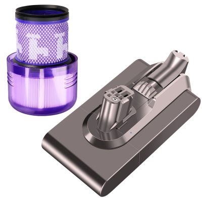 Extralink | Filter + Akku-Ersatz, Akku für Dyson V12 Staubsauger | 25,2 V 2500 mAh