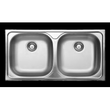 Deante XYLO 2-Becken-Stahlspüle ZEX_3203 5907650842392