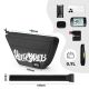 2. Rockbros G011 Flash Journey Lenkertasche – Trapezförmig, Schwarz