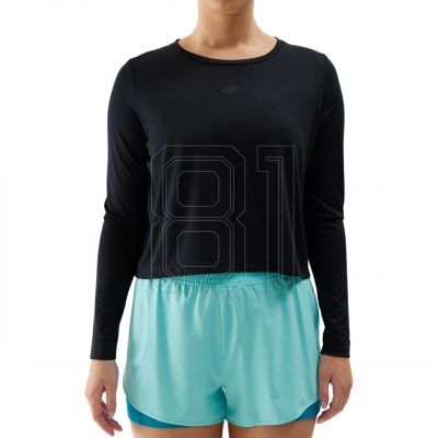9. Langarm-T-Shirt 4F F218 W 4FWSS24TFLOF218 20S