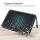 5. Tech-Protect Hartschalen-Laptoptasche 13-14 Zoll – Schwarz und Orange