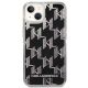 3. Karl Lagerfeld KLHCP14SLMNMK iPhone 14 6.1" Hardcase schwarz / schwarz Liquid Glitter Monogram