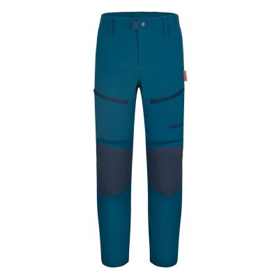 Trollkids Nordfjord Slim-Fit-Zip-off-Hose, blau Madeirowski (853-102)