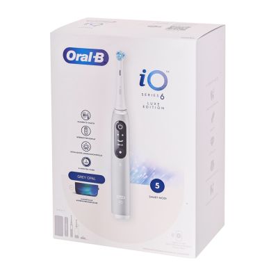 10. Oral-B iO Series 6 Grey Opal Luxe Edition Elektrische Zahnbürste