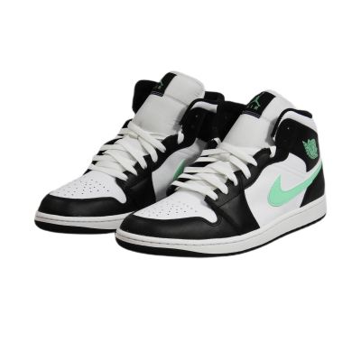 3. Air Jordan 1 Mid Green Glow White Herren-Sneaker - DQ8426-103