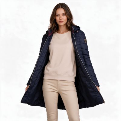 6. Damenparka Geographical Norway BEALIZE NAVY DB LADY 093 (WY4740F/GN-NAVY)