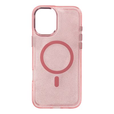 Glitter Case MagSafe Kompatibel für iPhone 17 Pro - Rosa