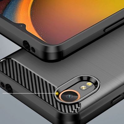 7. Tech-Protect TPUCarbon-Hülle für Samsung Galaxy XCover 7 - Schwarz