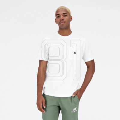 New Balance T-Shirt Essentials Reimagined Cott M MT31542WT
