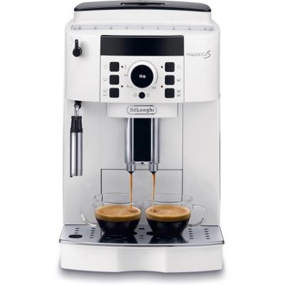 5. DELONGHI MAGNIFICA S ECAM21.117.W Weiße Espressomaschine