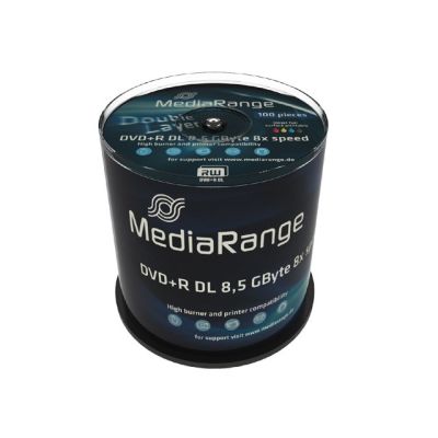 MediaRange MR471 DVD-Disc 8,5 GB DVD+R DL 100 Stück.