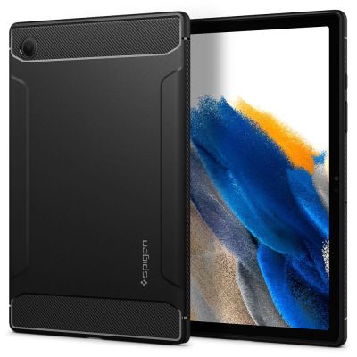 Spigen Rugged Armor Hülle für Samsung Galaxy Tab A8 10,5'' – Mattschwarz