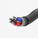 4. Ugreen US300 USB-C / USB-C 480 Mbit/s 5 A 2 m Kabel – Schwarz