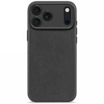 Decoded Leather Backcover MagSafe Hülle für iPhone 17 Pro Max - Schwarz