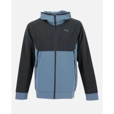 Puma Tech Woven Herren-Sportsweatshirt mit Reißverschluss und bequemer Kapuze
