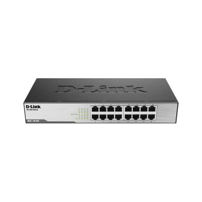 2. DES-1016D FastEthernet-Switch/16x 10/100 Mbit RJ45 NWAY Desktop-Eingang