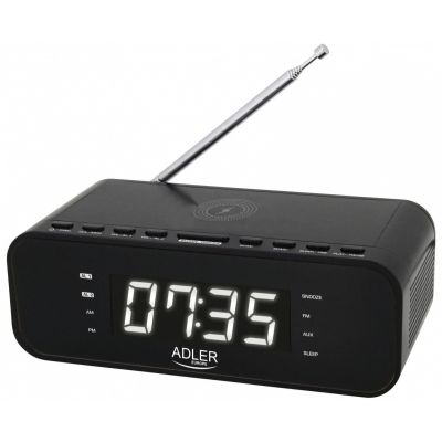 11. ADLER AD 1192b schwarzes Radiowecker
